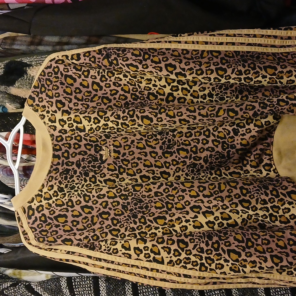 Adidas Cheetah Print Sweatshirt